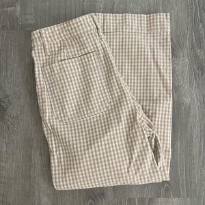 Madewell checkered pants- size 29